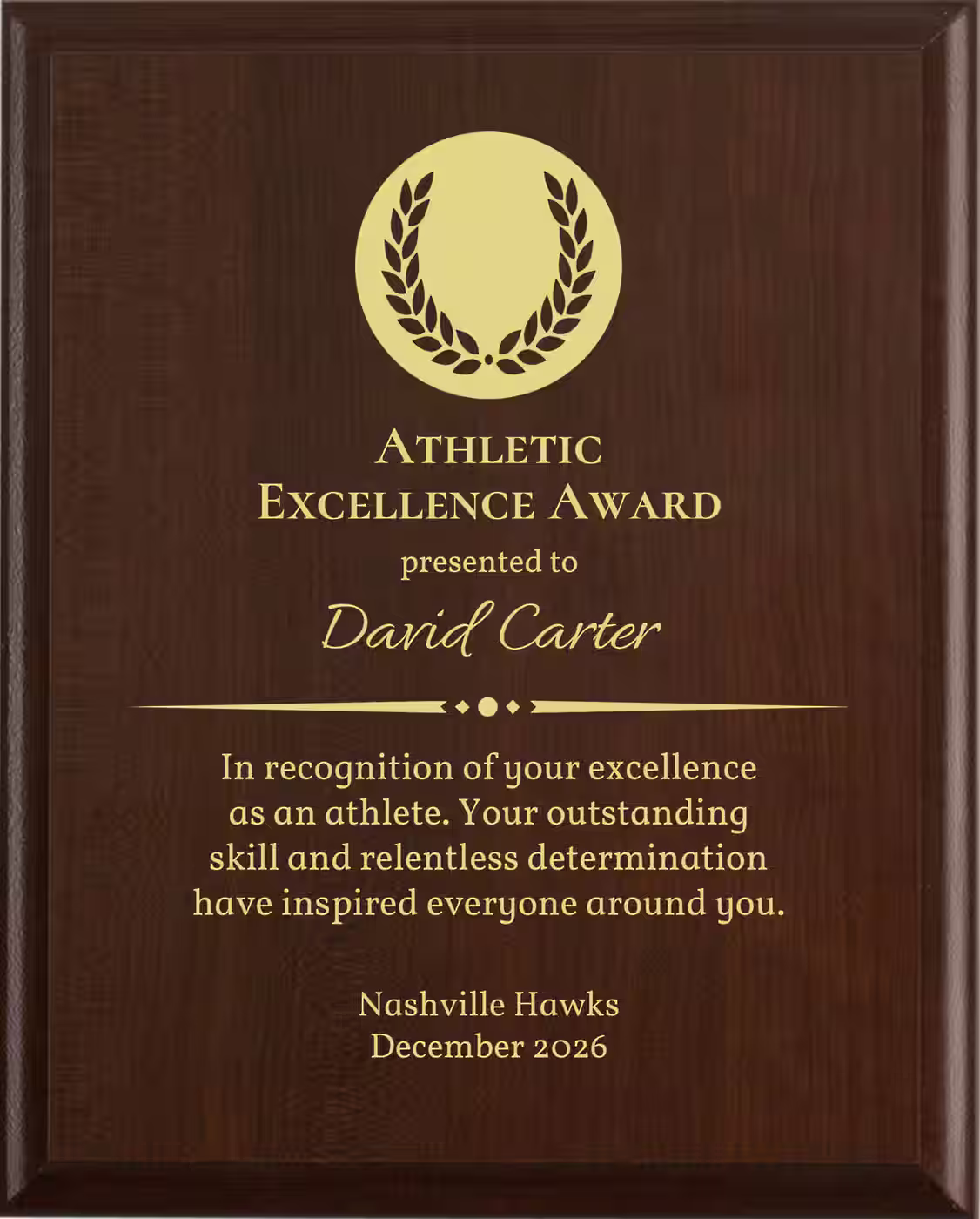 Best Athlete Award
