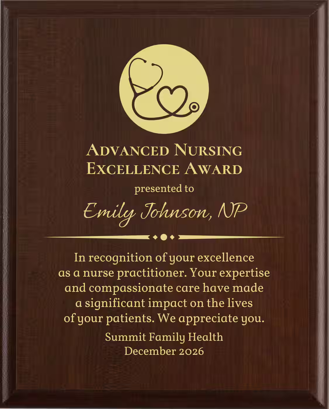 Best Nurse Practitioner Award