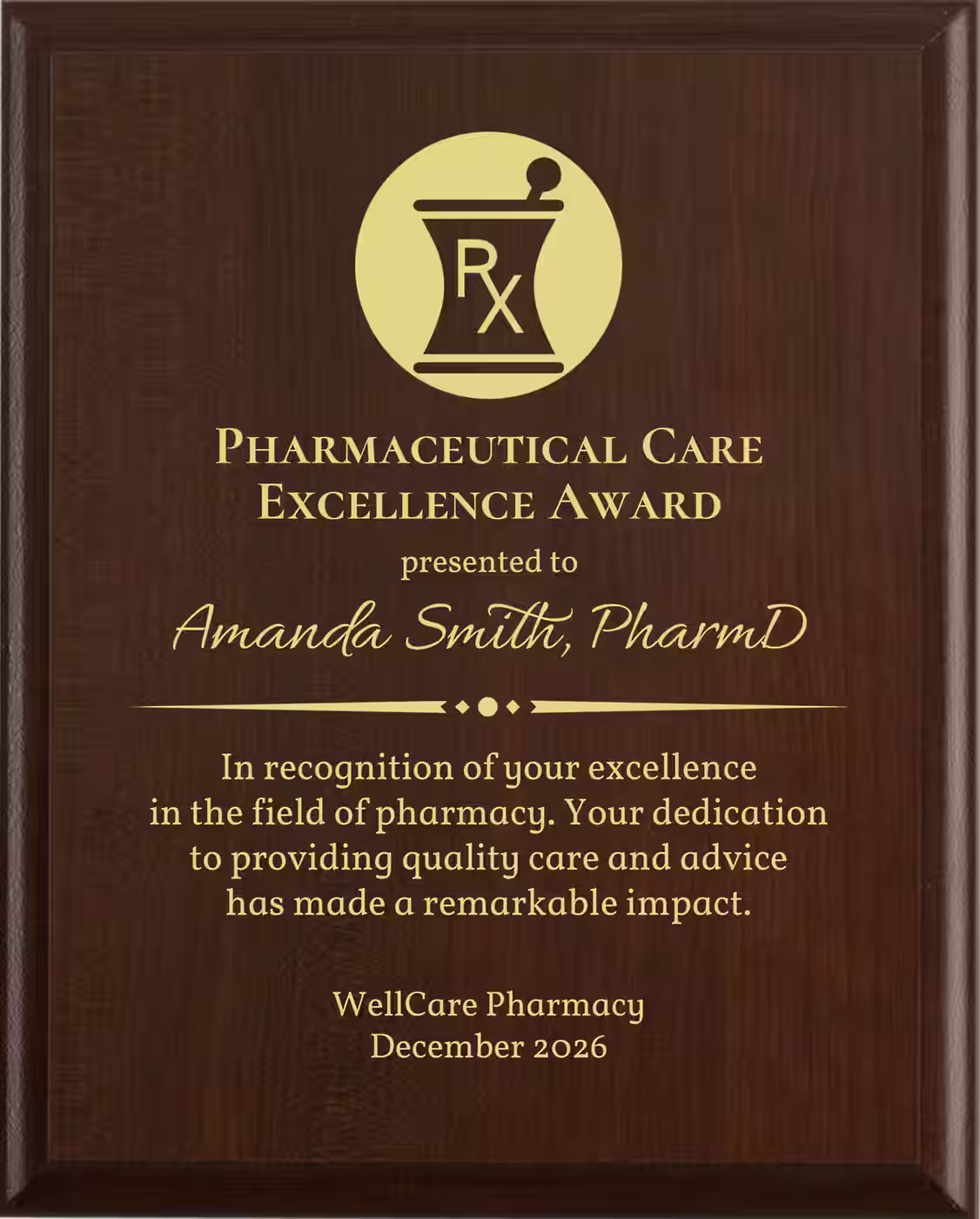 Best Pharmacist Award