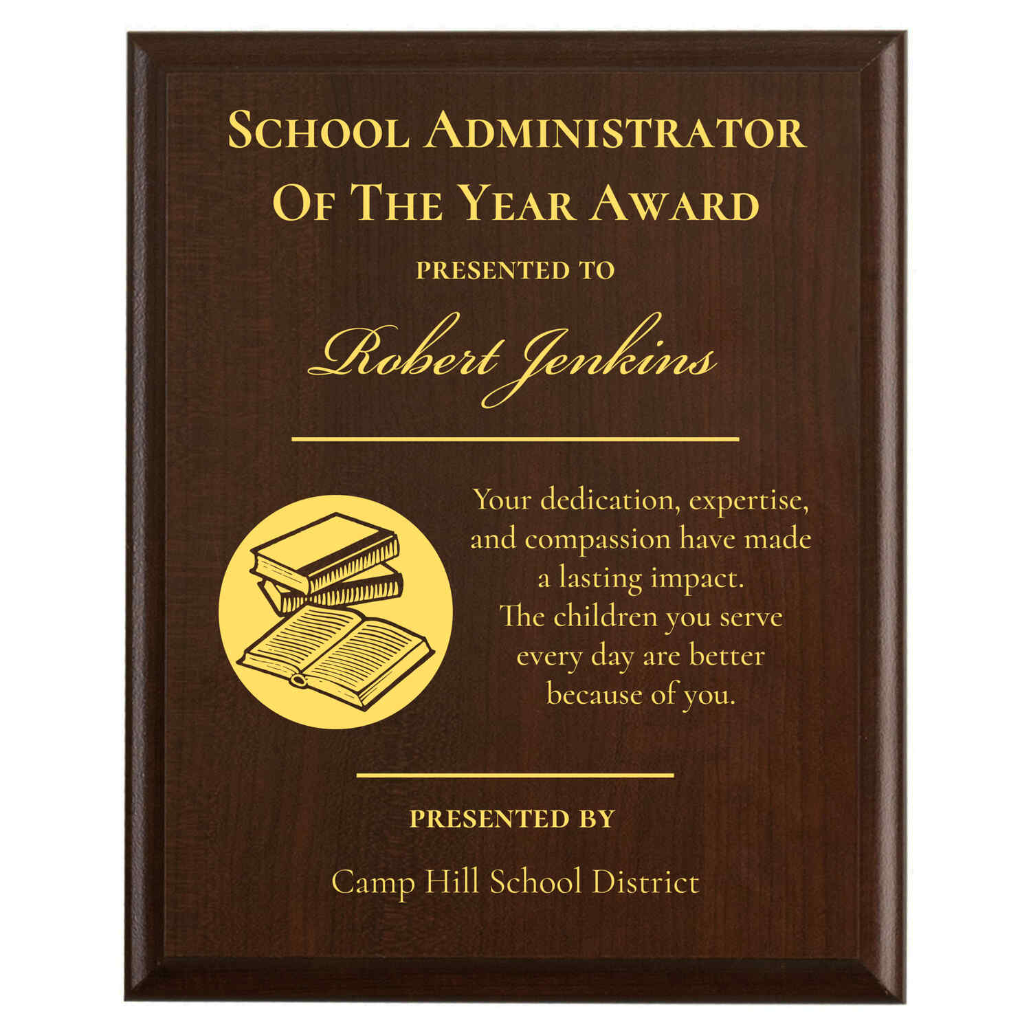 Camp Hill School District award example 5