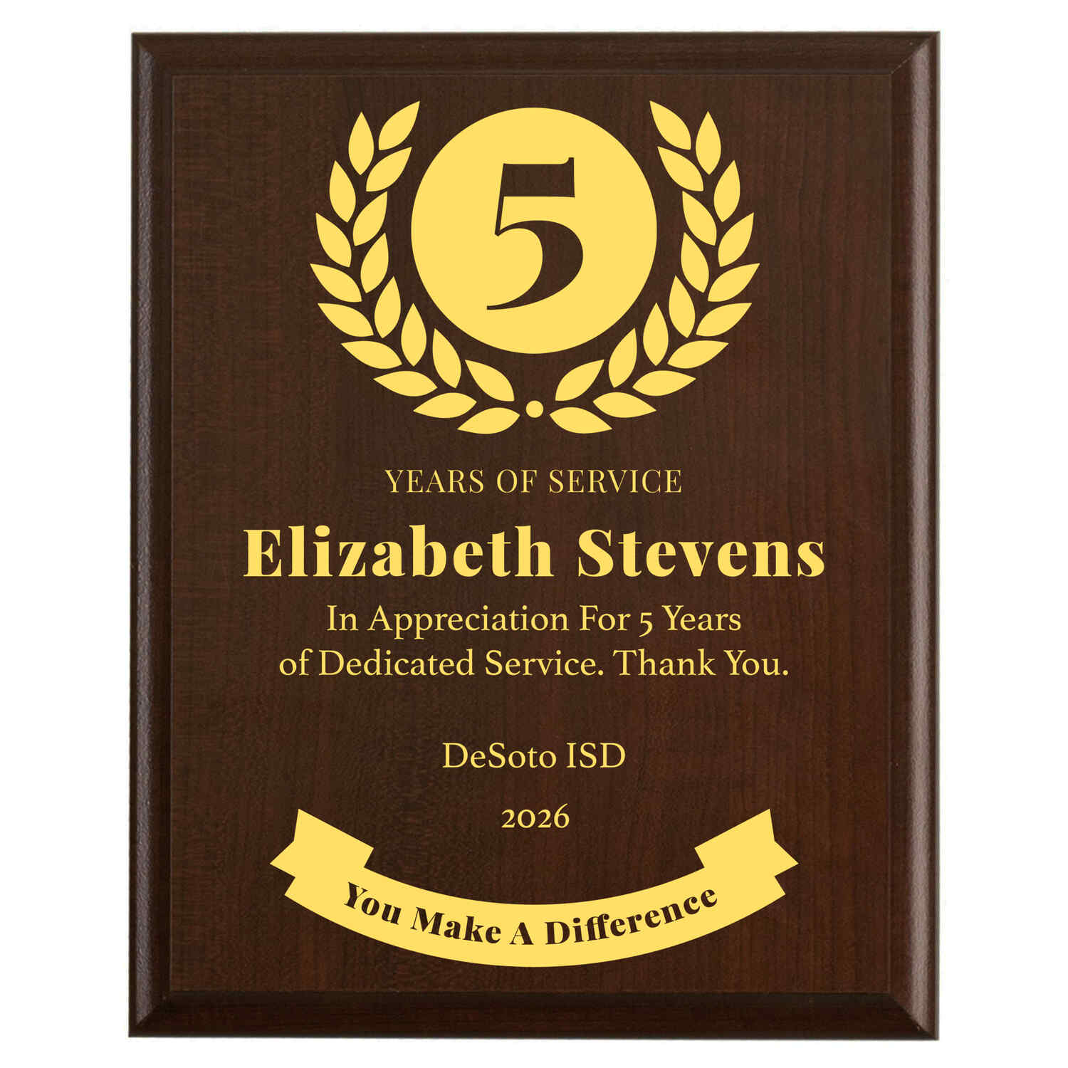 DeSoto ISD award example 1