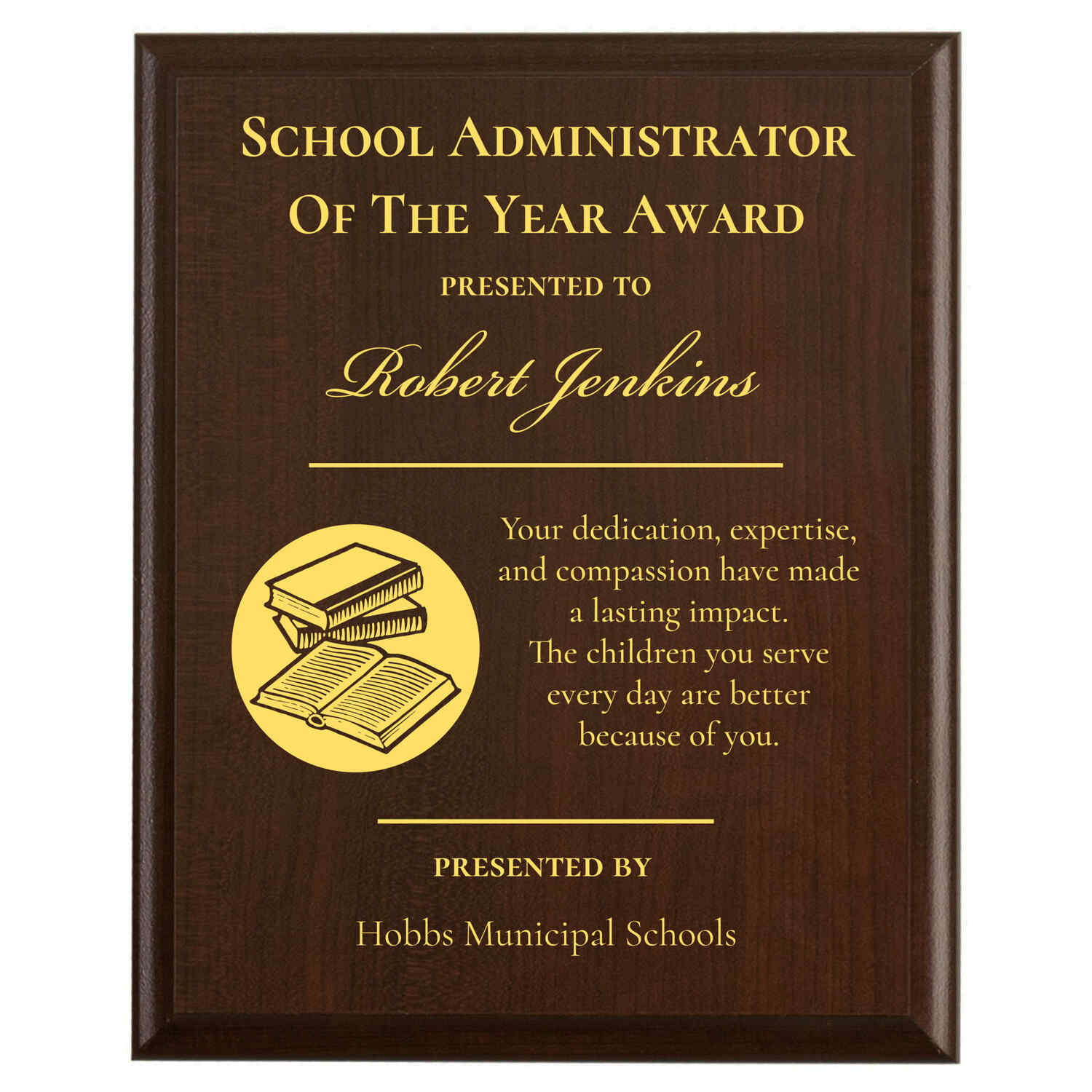 Hobbs Municipal Schools award example 5