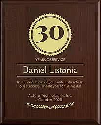 Heartland - Years of Service Award