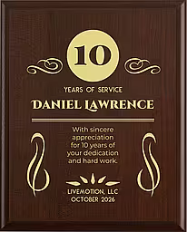 Kino - Years of Service Award