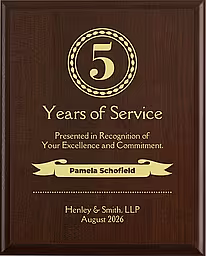 Moderno - Years of Service Award
