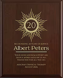 Sunburst - Years of Service Award