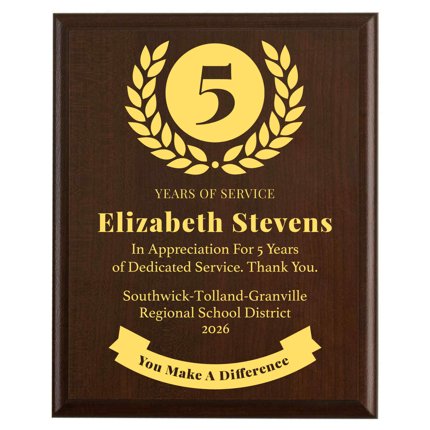 Southwick-Tolland-Granville Regional School District award example 1